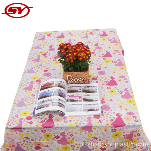 Padrões de flores impresso toalha de mesa personalizada